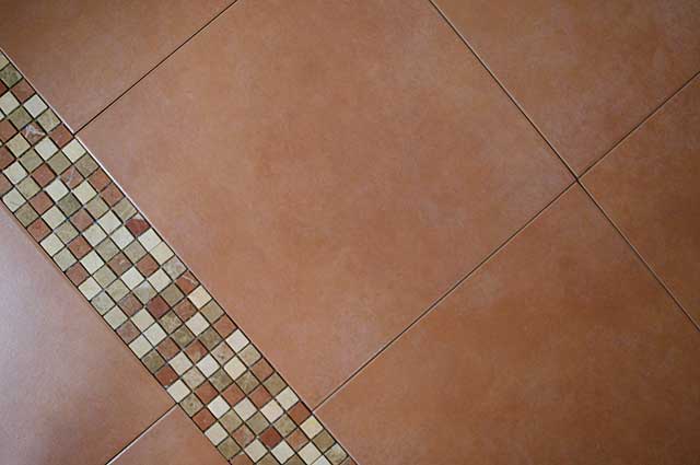 Photo example of a floor tile in a light beige brown color ideal for modern style interior spaces
