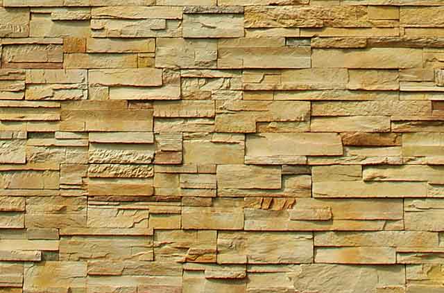 Gallery with photo examples of Natural stone wall styles.